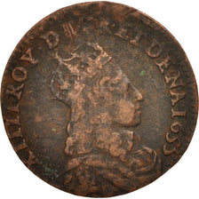 France, Louis XIV, Liard de France, 1656, Meung-sur-Loire, TB+, Cuivre, C2G:76