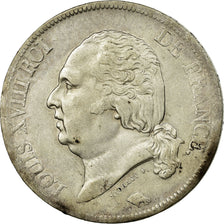 Coin, France, Louis XVIII, Louis XVIII, 5 Francs, 1821, Lille, EF(40-45)