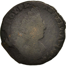 Coin, France, Louis XIV, Liard de France au buste âgé, troisième type, Liard