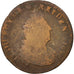 Frankreich, Louis XIV, Liard de France, 1696, Amiens, F(12-15), KM:284.18