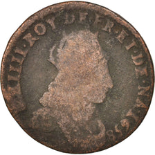 Francia, Louis XIV, Liard de France au buste juvénile, deuxième type, Liard...
