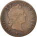 France, Louis XV, Sol à la vieille tête, 1774, La Rochelle, F(12-15), KM:545.6