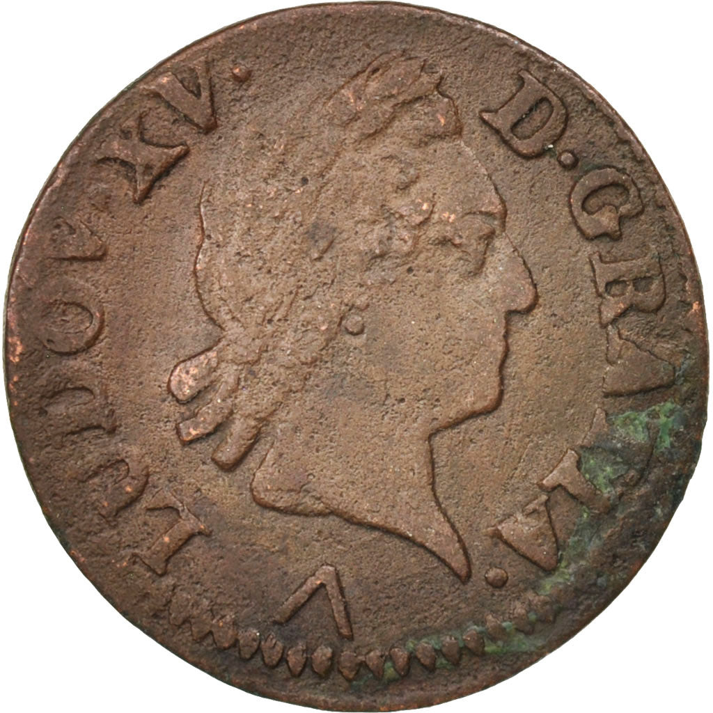 Monnaie, France, Louis XV, Liard à la vieille tête, Liard, 1773, Lille, TTB