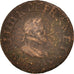 France, Henri IV, Double Tournois, 1604, Paris, B+, Cuivre, CGKL:222
