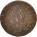 Monnaie, France, Louis XIII, Double tournois de Warin, tête à gauche, Double