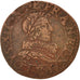 France, Louis XIII, Double tournois, 1631, Tours, EF(40-45), KM:72.3