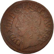 Coin, France, Louis XIII, Double tournois de Warin, tête à gauche, Double
