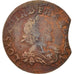Coin, France, Louis XIII, Double tournois, buste laurée et drapé, Double