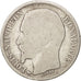 France, Napoleon III, Franc, 1852, Paris, VG(8-10), Silver, KM:772