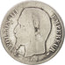 Moneda, Francia, Napoleon III, Napoléon III, Franc, 1854, Paris, BC, Plata