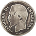 France, Napoleon III, Franc, 1858, Paris, VG(8-10), Silver, KM:779.1