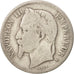 France, Napoleon III, Franc, 1867, Bordeaux, B+, Silver, Gadoury:863