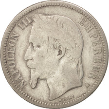 France, Napoleon III, Franc, 1868, Paris, TB, Argent, Gadoury:463
