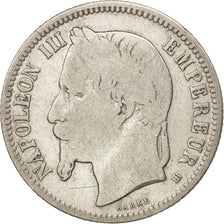 Frankreich, Napoleon III, Franc, 1868, Strasbourg, F(12-15), Silver, KM:806.2