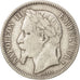 France, Napoleon III, Franc, 1867, Paris, VF(30-35), Silver, KM:806.1