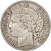 France, Cérès, Franc, 1871, Paris, VF(20-25), Silver, KM:822.1, Gadoury:465