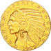 United States, Indian Head, $5, 1909, Denver, AU(50-53), Gold, KM:129