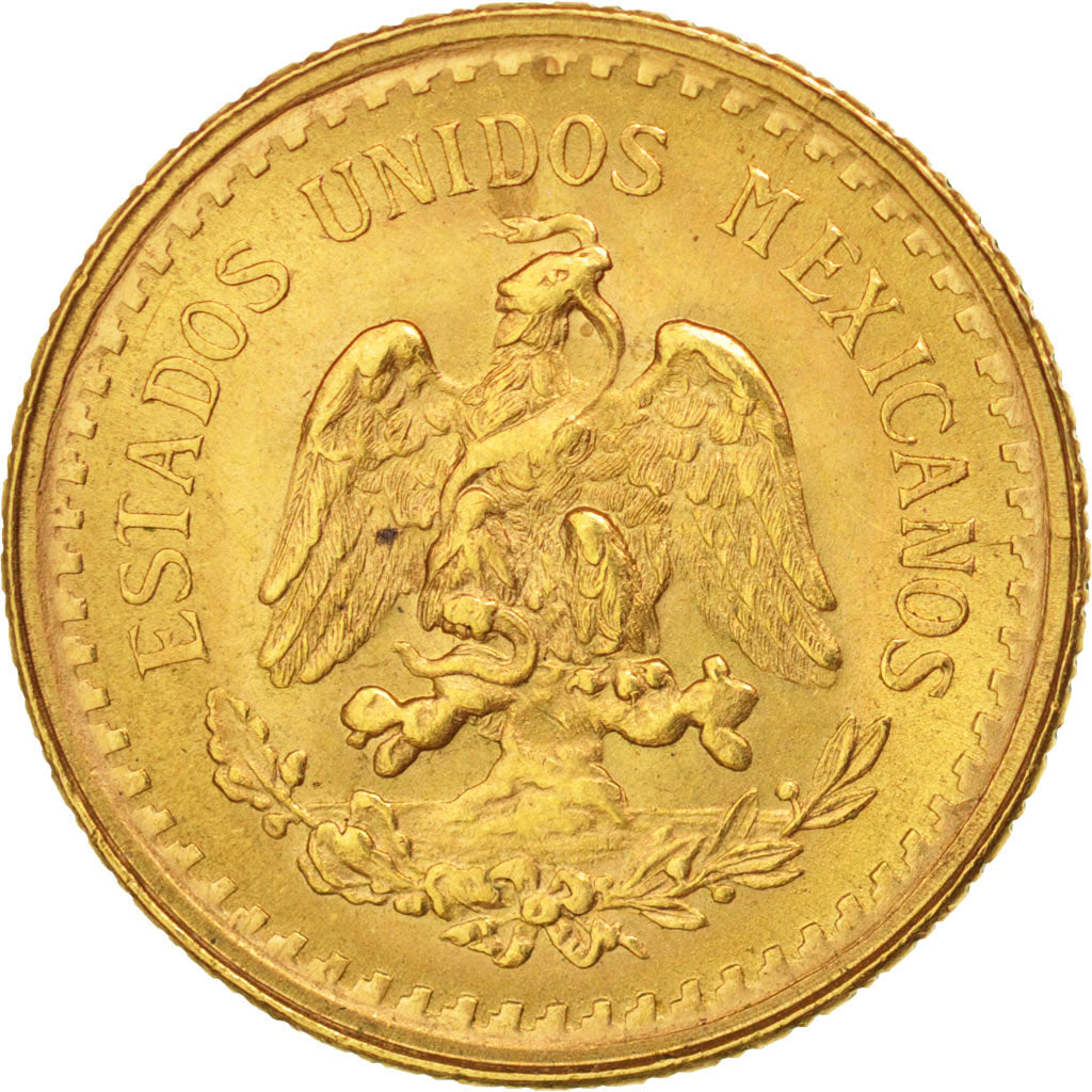 Mexique, 2-1/2 Pesos, 1945, Mexico City, TTB+, Or, KM:463