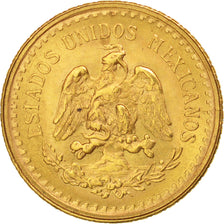 Mexique, 2-1/2 Pesos, 1945, Mexico City, TTB+, Or, KM:463