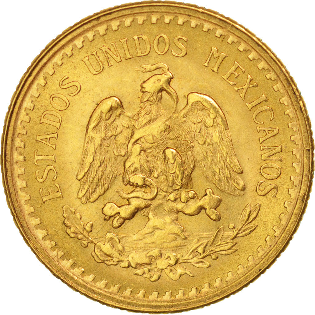 Mexique, 2-1/2 Pesos, 1945, Mexico City, TTB+, Or, KM:463