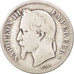 France, Napoleon III, 2 Francs, 1867, Bordeaux, VG(8-10), Silver, KM:807.3