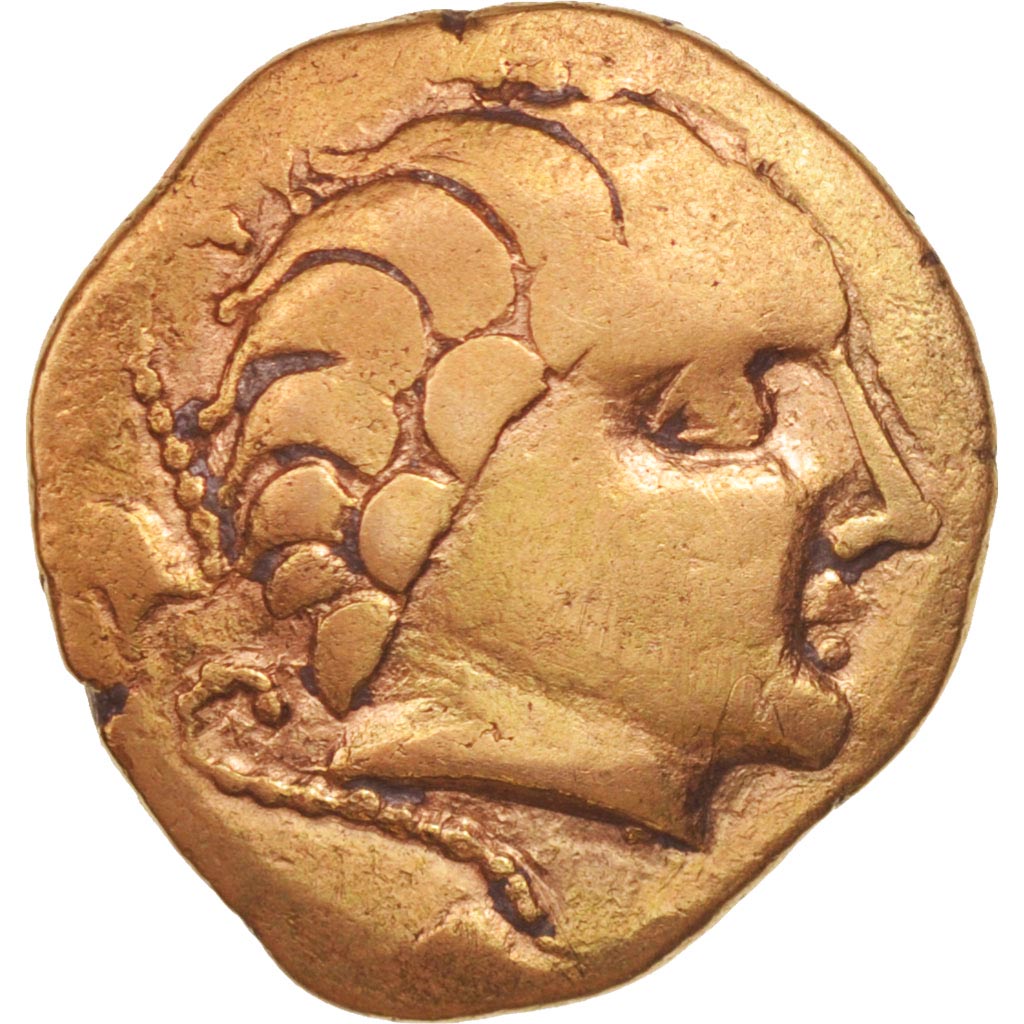 Pictones, Stater, EF(40-45), Electrum, Delestré:3647