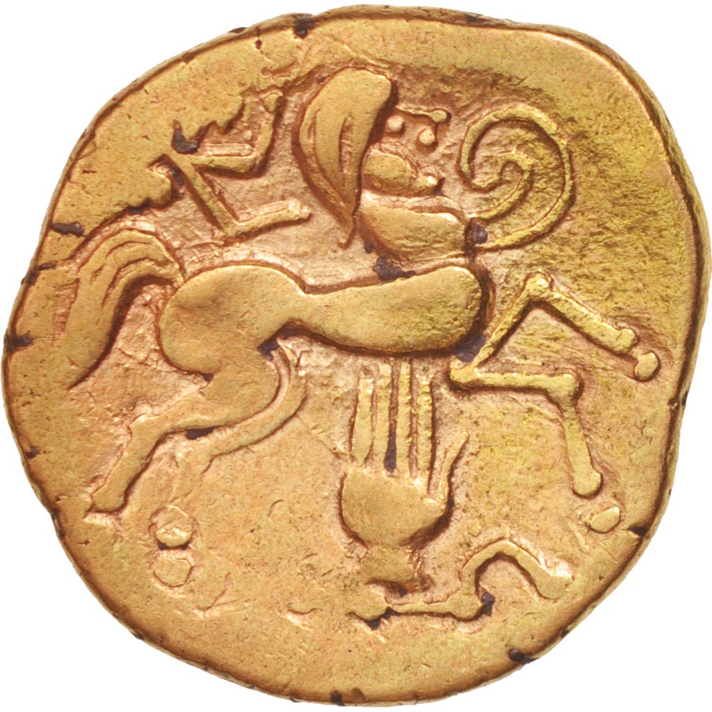 Pictones, Stater, EF(40-45), Electrum, Delestré:3647