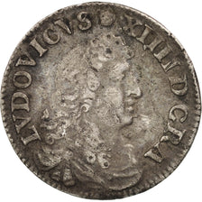 France, Louis XIV, 4 Sols dits « des Traitants », 1675, Lyon, VF(30-35)