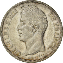 Monnaie, France, Charles X, 5 Francs, 1830, Rouen, TTB, Argent, Gadoury:644
