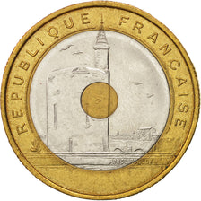 France, Jeux Méditerranéens, 20 Francs, 1993, MS(63), Tri-Metallic, KM:1016