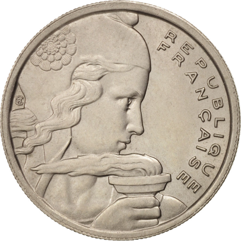France, Cochet, 100 Francs, 1954, Beaumont Le Roger, MS(60-62), Copper-nickel