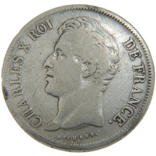 FRANCE, Charles X, 5 Francs, 1830, Toulouse, VF(20-25), Silver, Gadoury #644,...