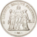 Munten, Frankrijk, Hercule, 50 Francs, 1974, UNC-, Zilver, KM:941.2