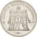 Coin, France, Hercule, 50 Francs, 1974, MS(63), Silver, KM:941.2, Gadoury:882a