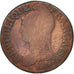 Moneta, Francja, Dupré, 5 Centimes, 1798, Paris, F(12-15), Bronze, KM:640.1