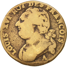 France, Louis XVI, 12 deniers françois, 1792, Paris, F(12-15), KM:600.1