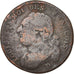 Francia, 12 deniers françois, 12 Deniers, 1792, Lyon, B+, Bronzo, KM:600.5,...