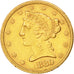 United States, Coronet Head, $5, 1880, Philadelphia, EF(40-45), KM:101