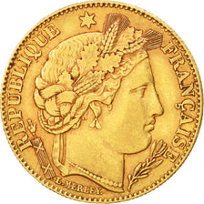 Frankreich, Cérès, 10 Francs, 1899, Paris, EF(40-45), Gold, KM:830