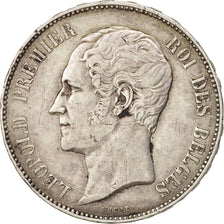 Belgium, Leopold I, 5 Francs, 5 Frank, 1853, EF(40-45), Silver, KM:17