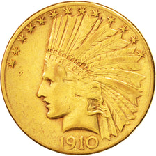 États-Unis, Indian Head, $10, 1910, San Francisco, TTB, KM:130