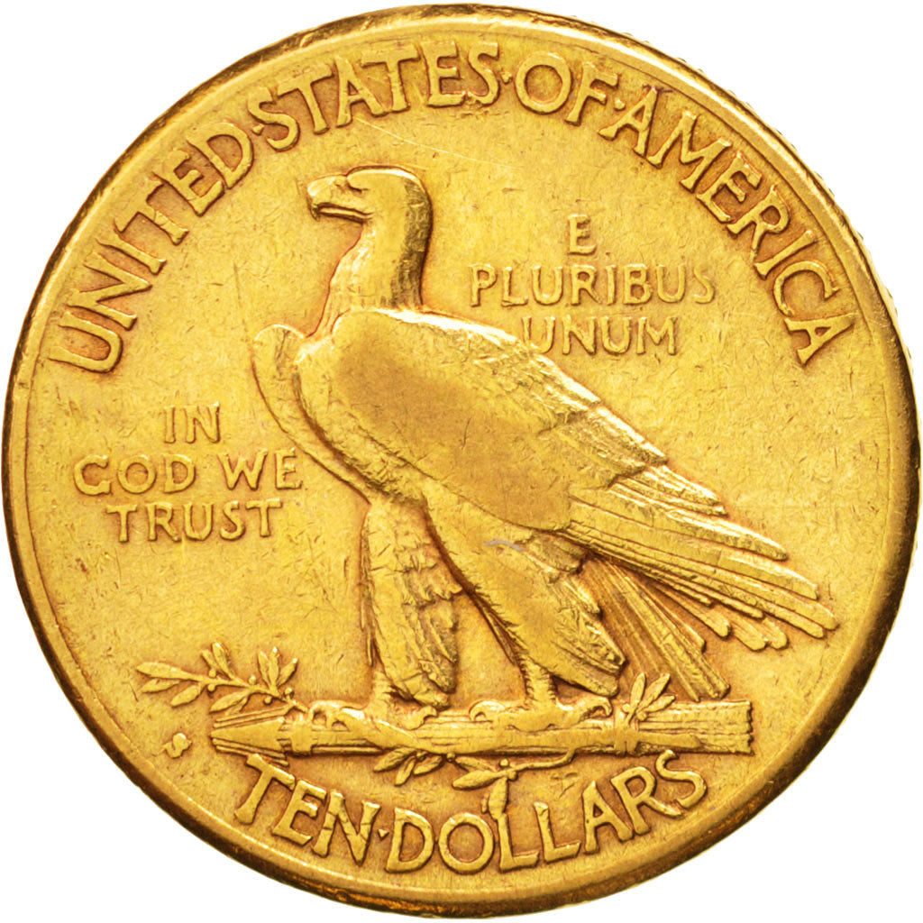 États-Unis, Indian Head, $10, 1910, San Francisco, TTB, KM:130