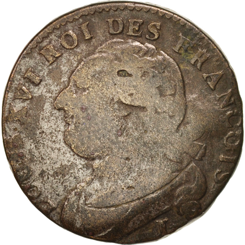 Münze, Frankreich, 12 deniers françois, 12 Deniers, 1792, Limoges, SGE+