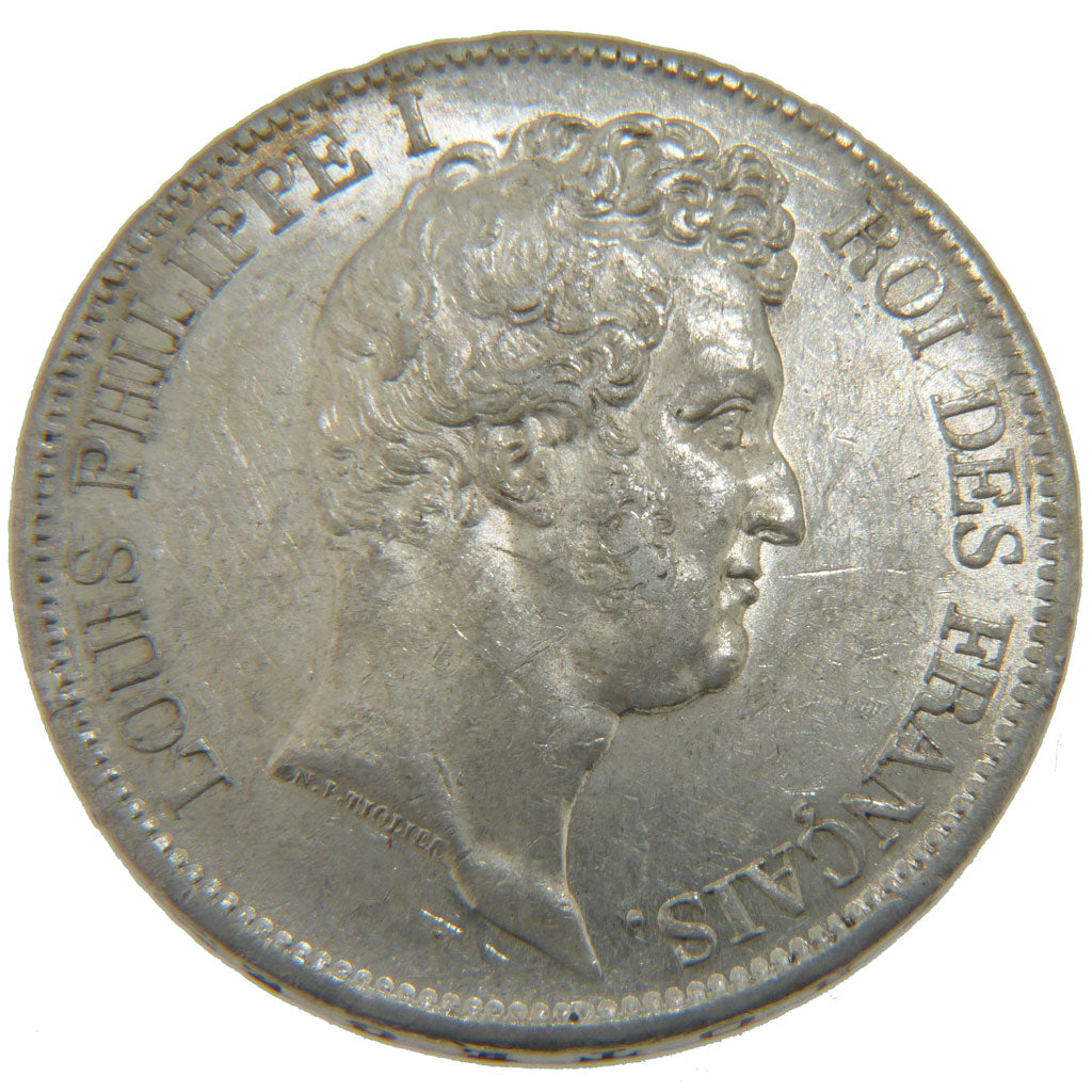 FRANCE, Louis-Philippe, 5 Francs, 1831, Paris, KM #735.1, AU(50-53), Silver,...