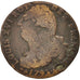 France, Louis XVI, 2 sols françois, 1793, Metz, VG(8-10), Bronze, KM:603.2