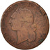 Moneda, Francia, Louis XVI, Sol ou sou, Sol, 1783, Toulouse, BC+, Cobre