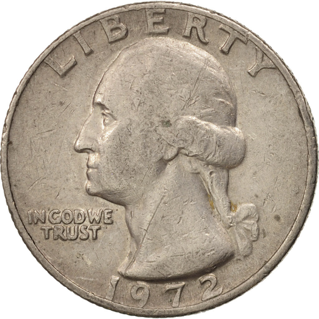 Münze, Vereinigte Staaten, Washington Quarter, Quarter, 1972, U.S. Mint