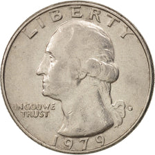 Coin, United States, Washington Quarter, Quarter, 1979, U.S. Mint, Denver