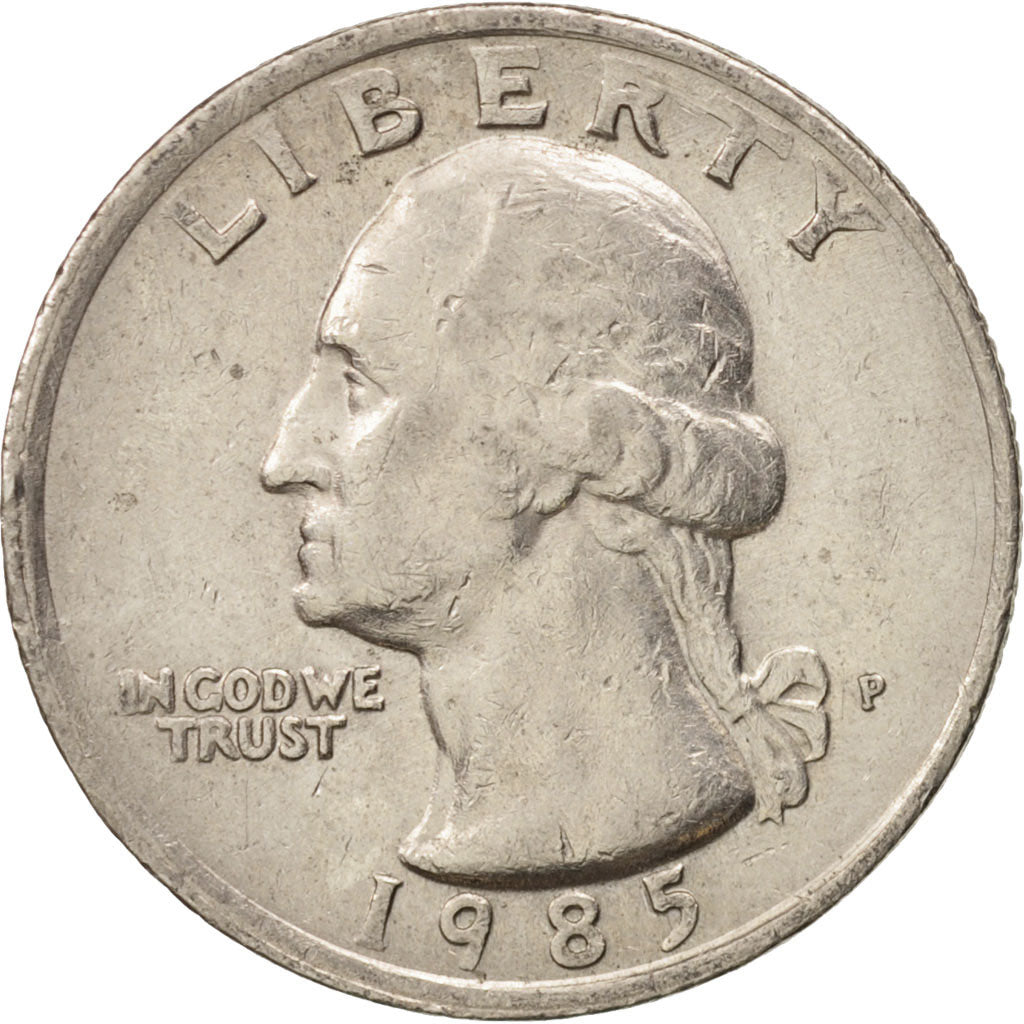 Coin, United States, Washington Quarter, Quarter, 1985, U.S. Mint, Philadelphia