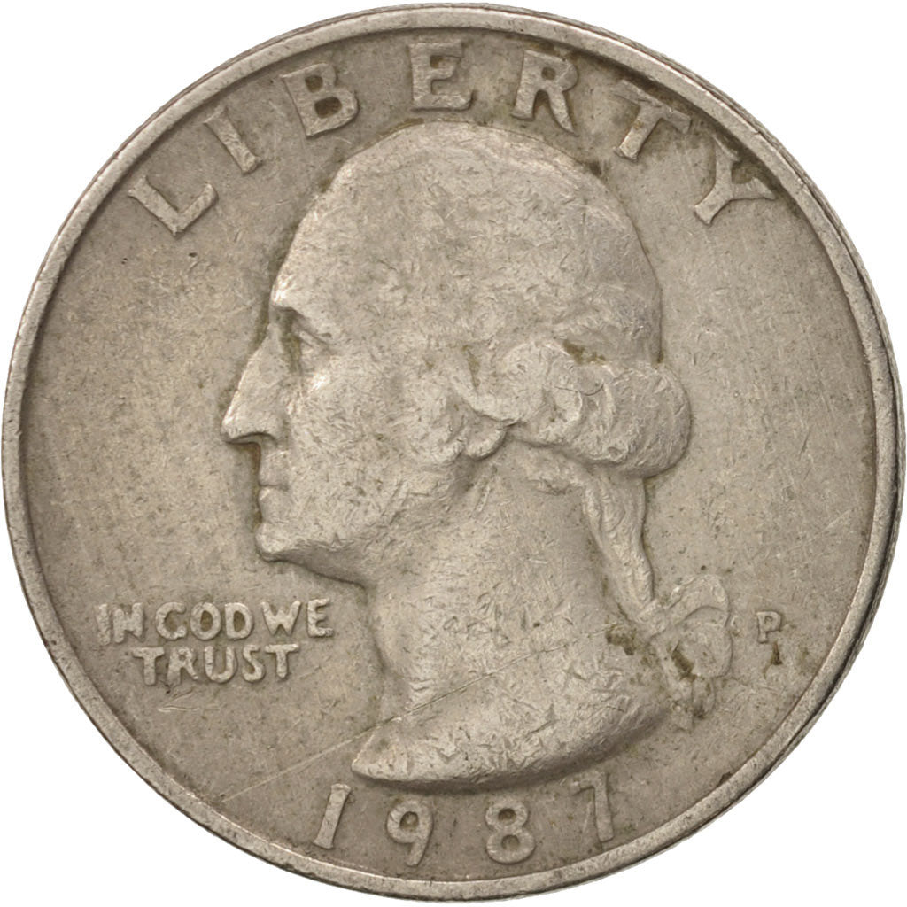 Munten, Verenigde Staten, Washington Quarter, Quarter, 1987, U.S. Mint